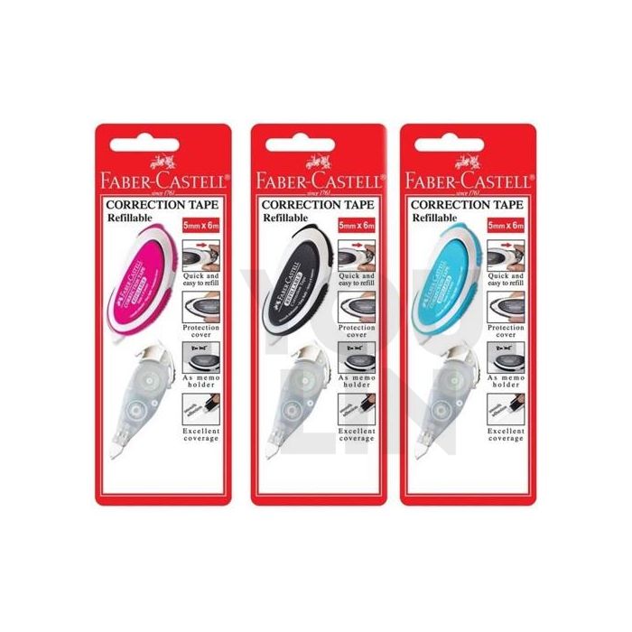 Faber Castell 169102 5MM X 6M C/Tape + Refill