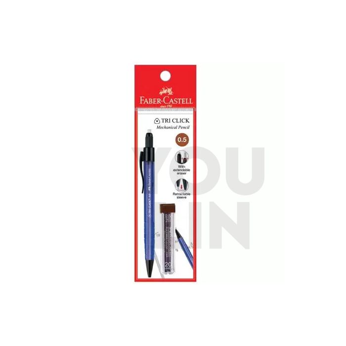 Faber Castell 136002 0.5MM M/Pencil + 1 Tube Lead
