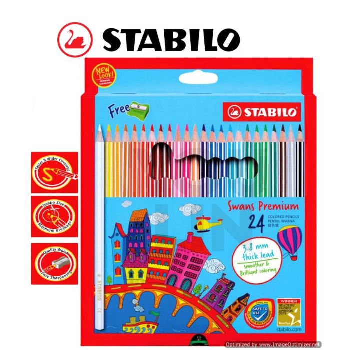 STABILO 1869B 24C Colour Pencil (L)