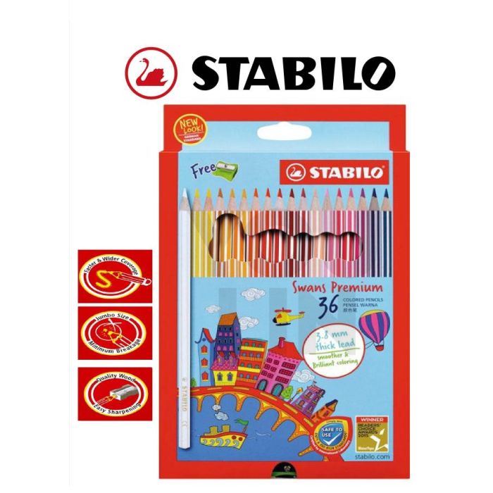 STABILO 1868B 36C Colour Pencil (L)