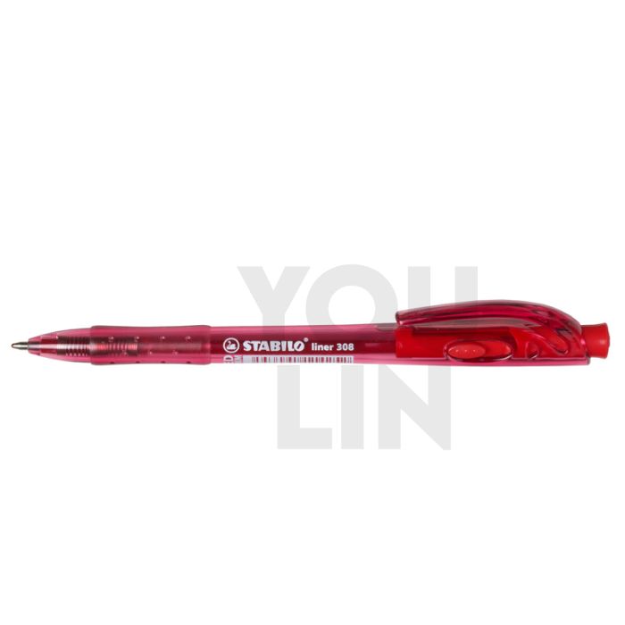 STABILO 308 Ml Ball Pen - Red