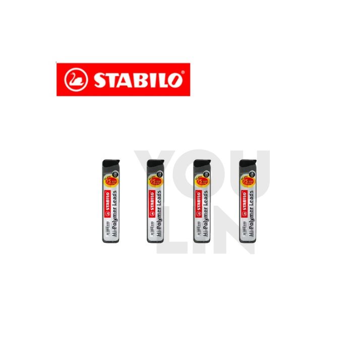 STABILO 3206 0.5MM 2B Pencil Leads - 24Pcs