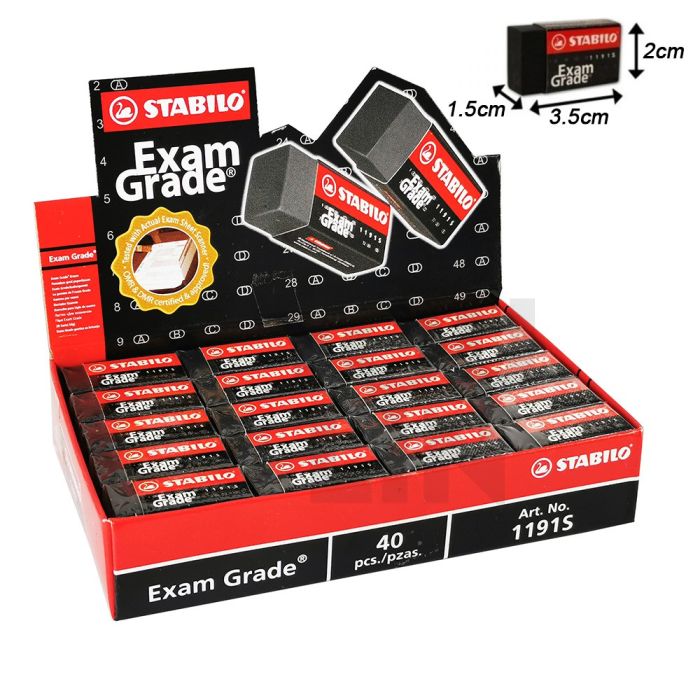 STABILO 1191S40 30 Exam Grade Eraser