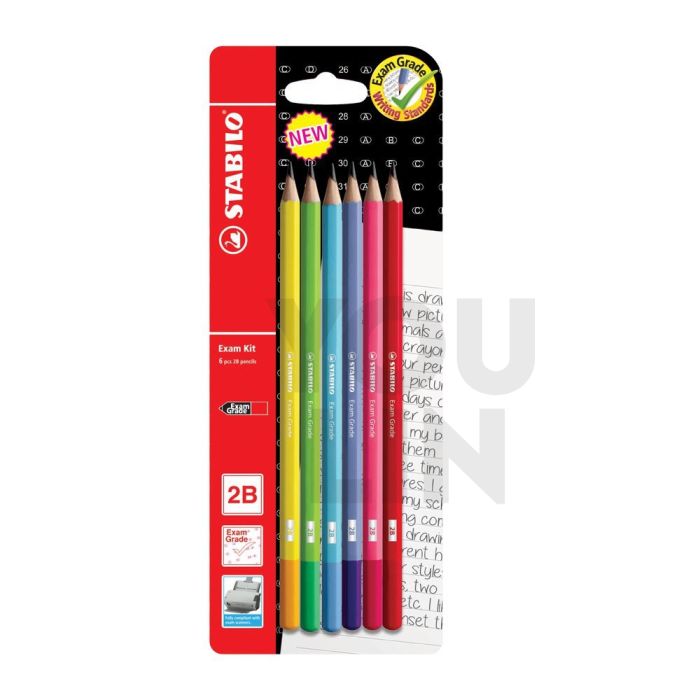 STABILO Micro 288G-BL6 2B Pencil Set