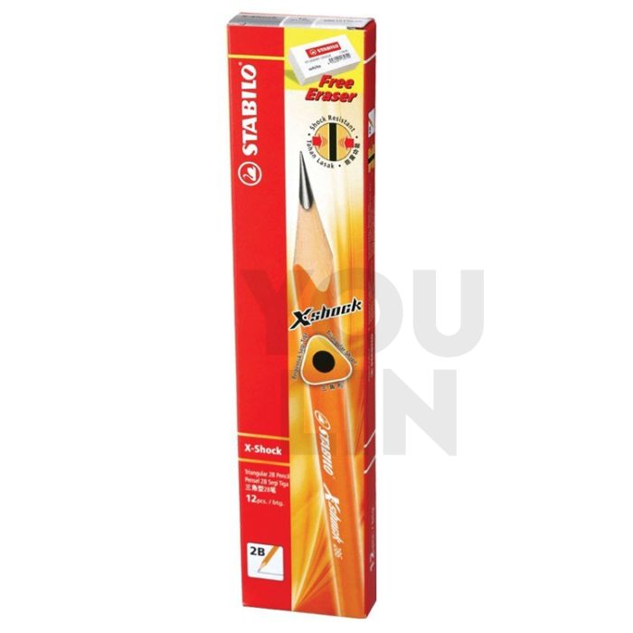 STABILO 286/12 XShock 2B Pencil