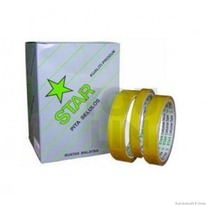 Star Cellulose Tape 18mm x 30y