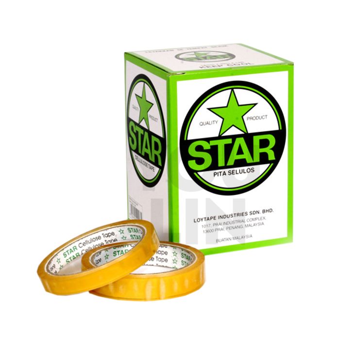 Star Stationery Tape 18mm x 33y