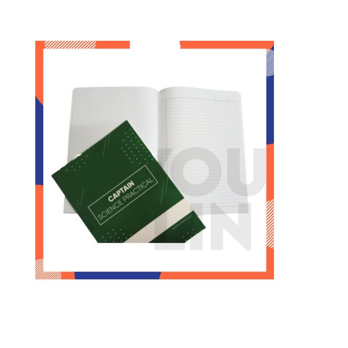 Captain 80GSM Science Pratical Note Book 80PG