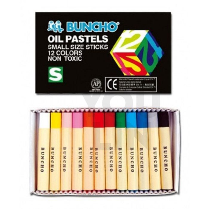 Buncho Oil Pastel 12 Colour