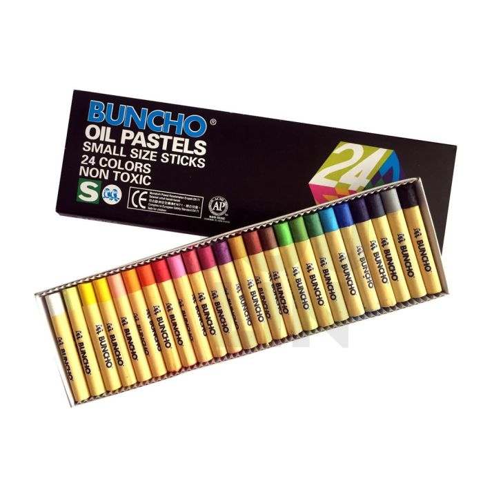 Buncho Oil Pastel 24 Colour