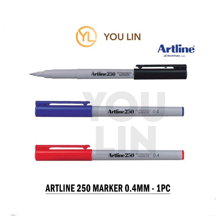 Artline 250 Writing Pen 0.4mm