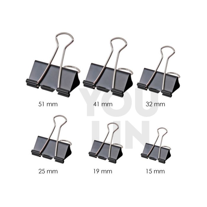 APLUS BC-0041 41mm Binder Clip 12pc/box