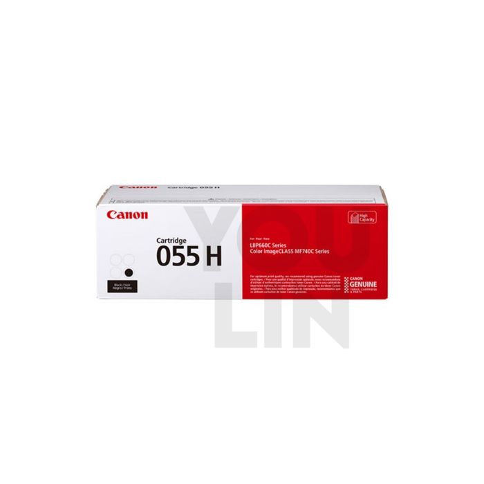 Canon 055H Black Toner Cartridge 7.6k