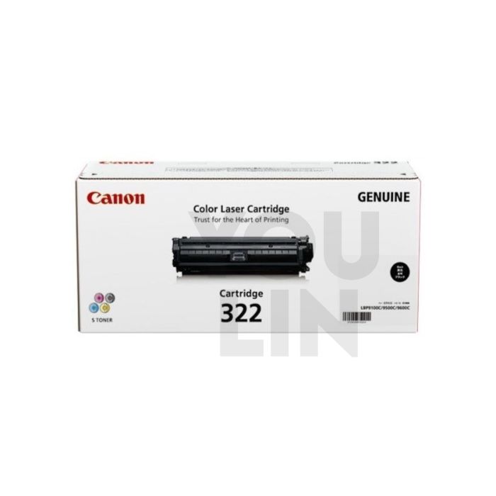 Canon Cartridge 322 Black Toner Cartridge - 6.5k