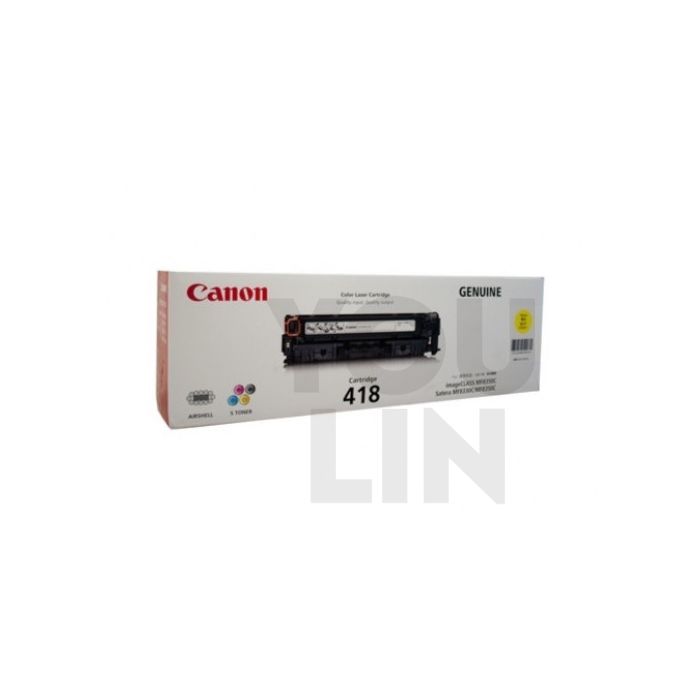 Canon Cartridge 418 Yellow Toner Cartridge