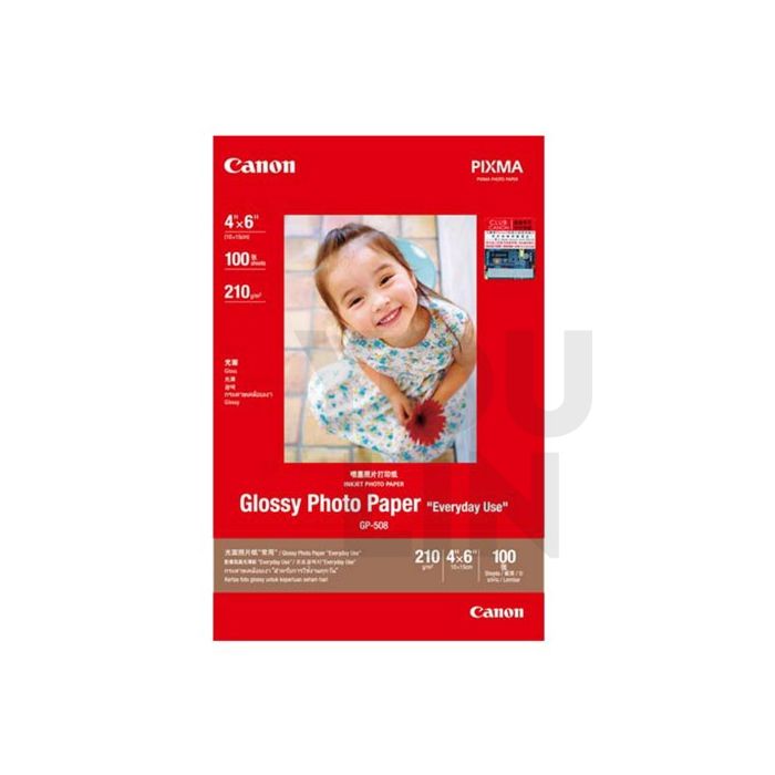 Canon GP-508 Glossy Photo Paper 4X6 (100 shts)