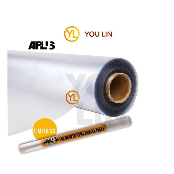 APLUS BW135-E 340MM X 5M PVC Book Wrapper - Emboss