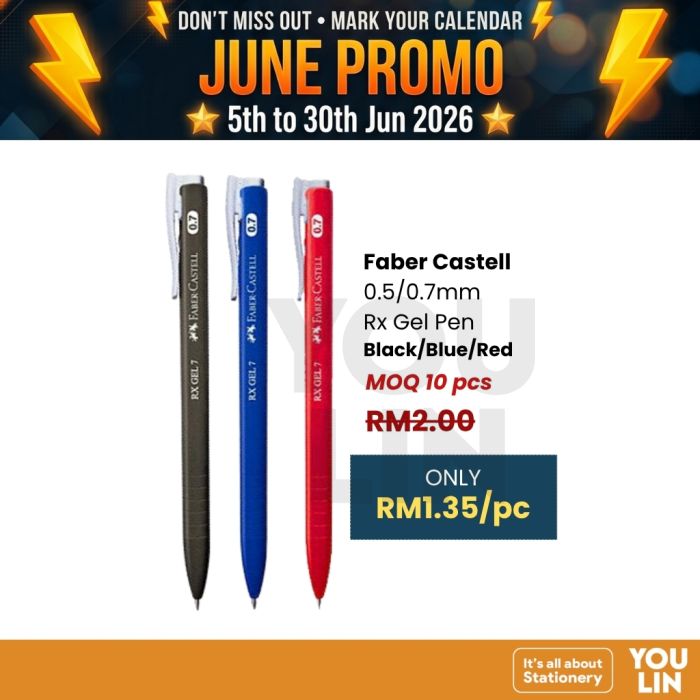 Faber Castell 0.5MM Rx Gel Pen