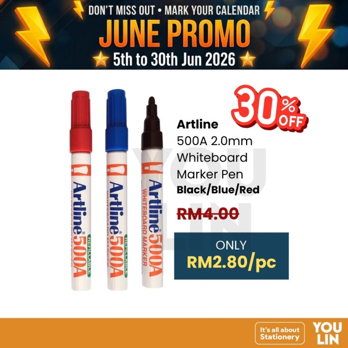 Artline 500A Whiteboard Marker Pen 2.0mm