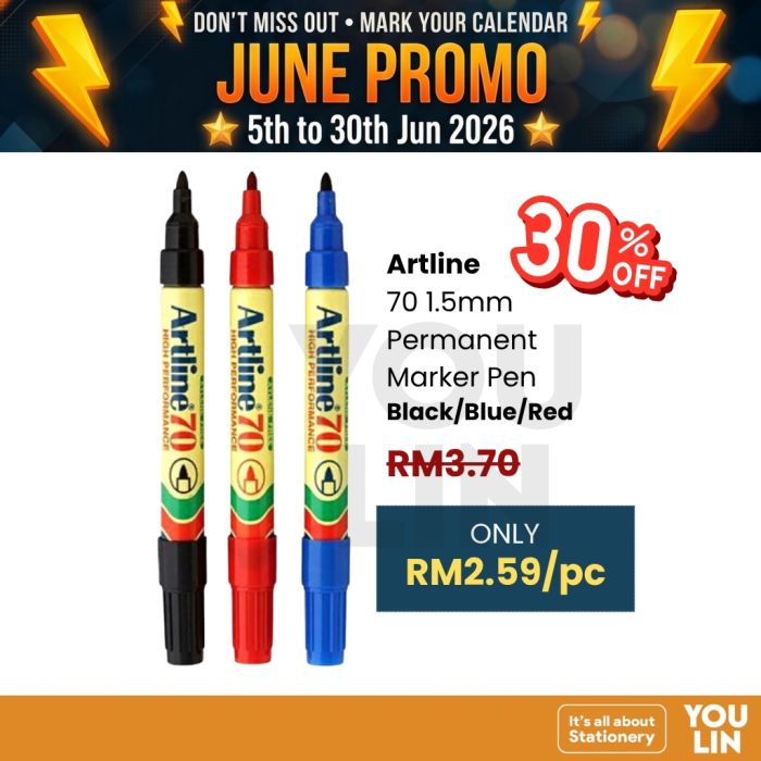 Artline 70 Permanent Marker Pen 1.5mm 