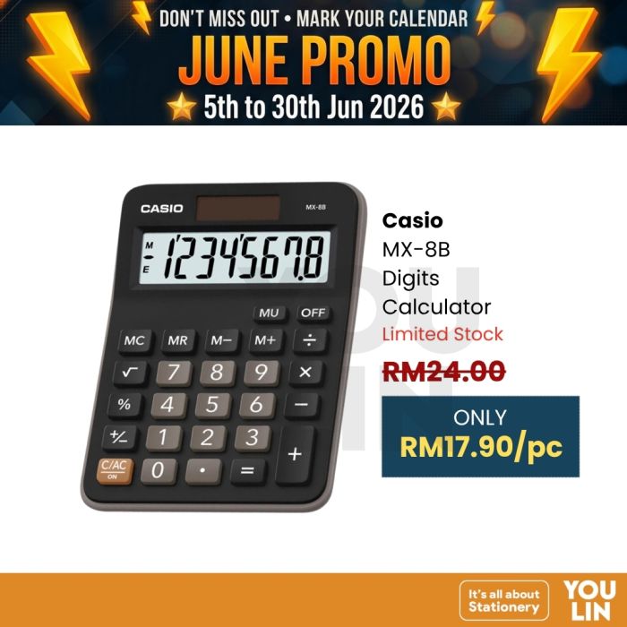 Casio Calculator 8 Digits MX-8B