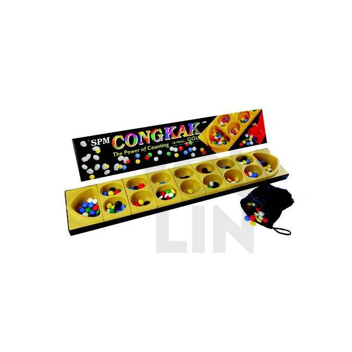 Congkak - 16 holes gold (SPM106)