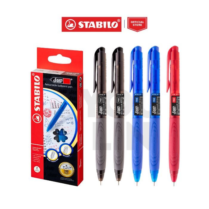 STABILO 388/1- 0.7MM Exam Grade Ret Ball Pen