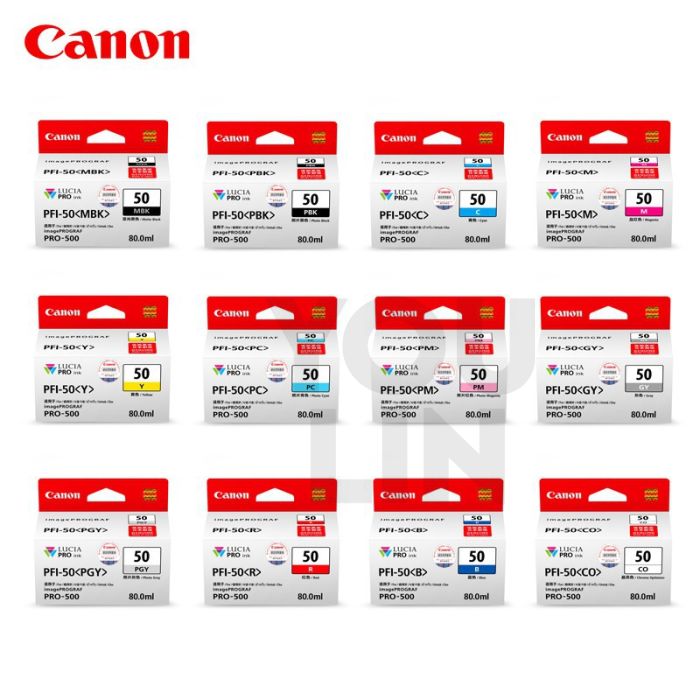 Canon PFI-50 INK CARTRIDGES (80ml)