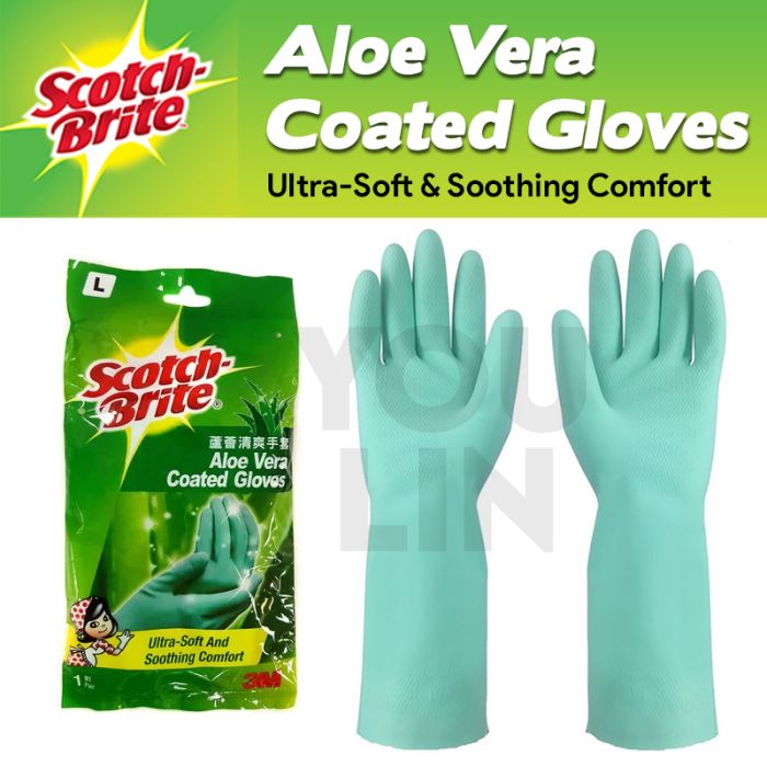 Scotch-Brite Aloe Vera Glove Size - L