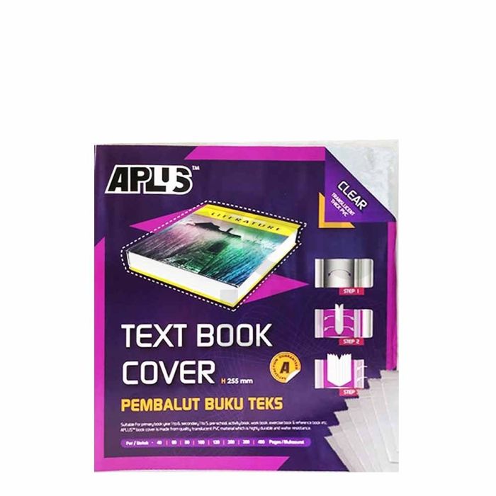 APLUS BC255-E Text Book Cover - Emboss 10'S