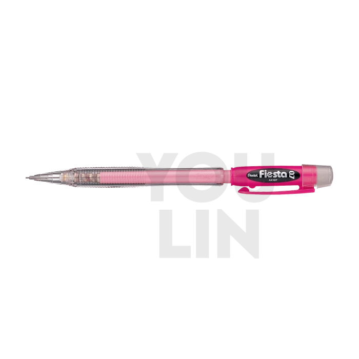 PENTEL AX107-B FIESTA 0.7MM M/PENCIL - RED