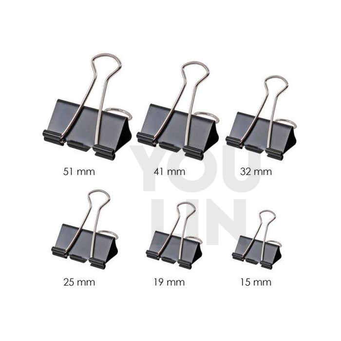 APLUS BC-0060 60mm Binder Clip 6pc/box