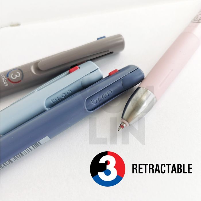 Zebra Blen B3AS88-BIZ 3 Color Ballpoint Pen 0.5MM