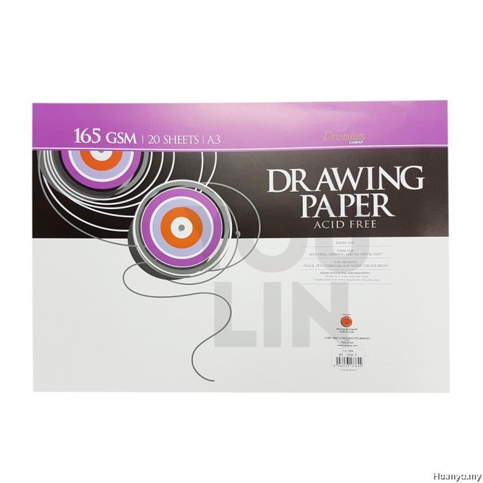 Campap CA3764 A3 165GSM Drawing Paper