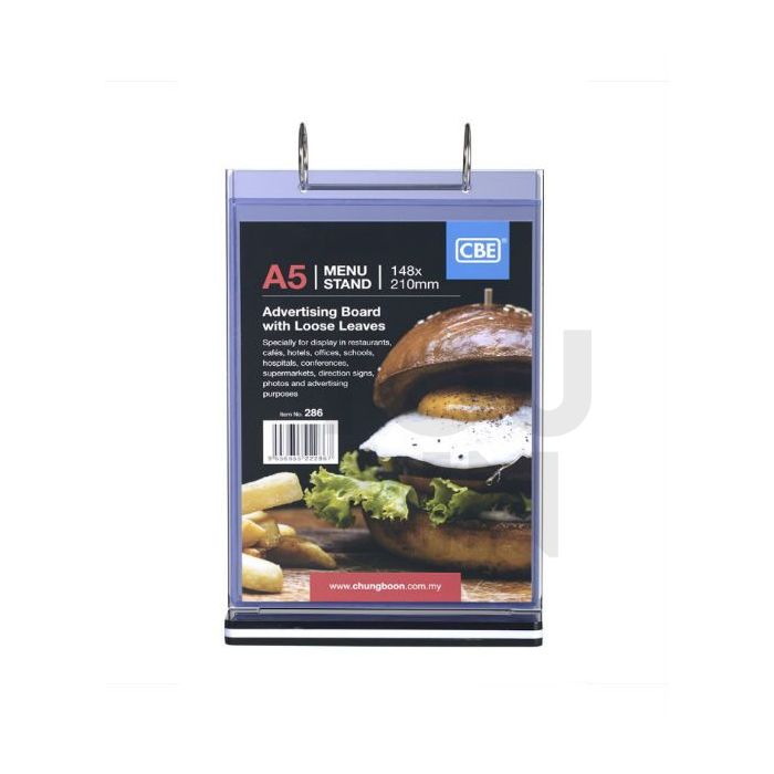 CBE Menu Stand A5 Vertical (286)
