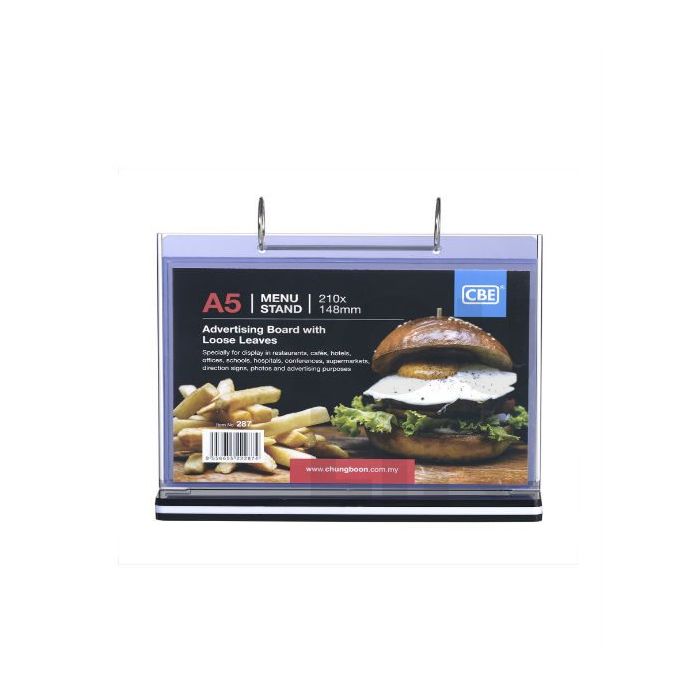 CBE Menu Stand A5 Horizontal (287)