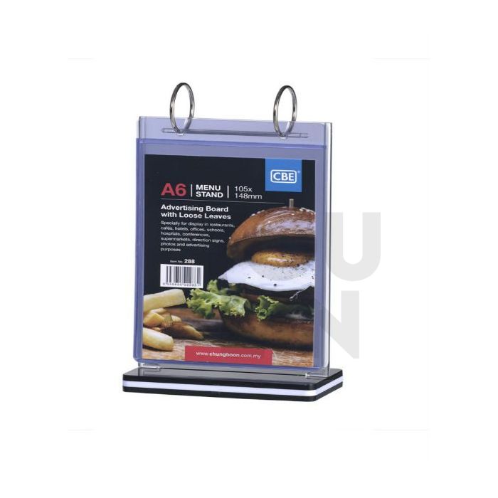 CBE Menu Stand A6 Vertical (288)