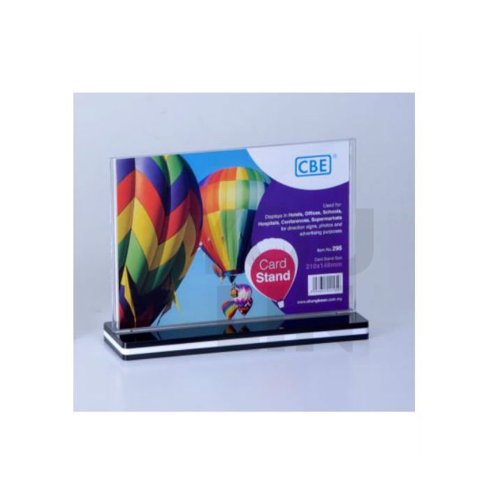 CBE 295 A5 Horizontal Acrylic Card Stand / Brochure Stand