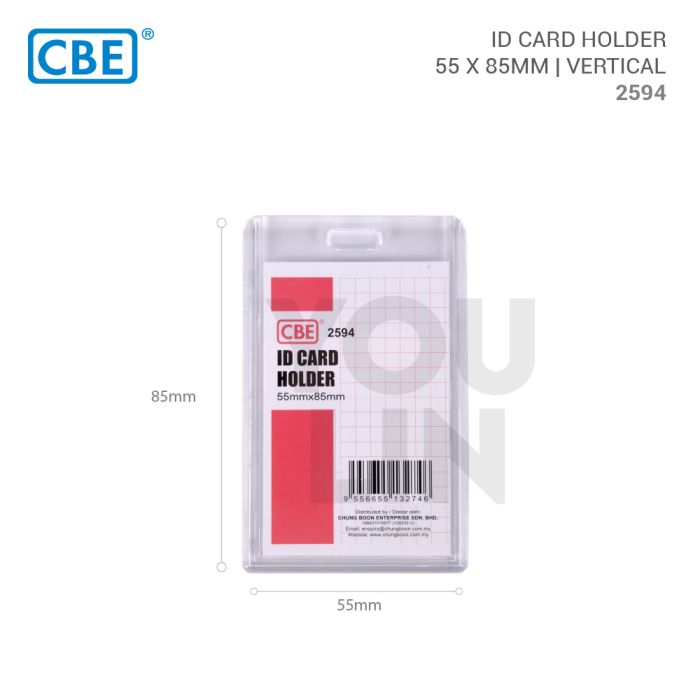 CBE 2594 Crystal Id Card Holder