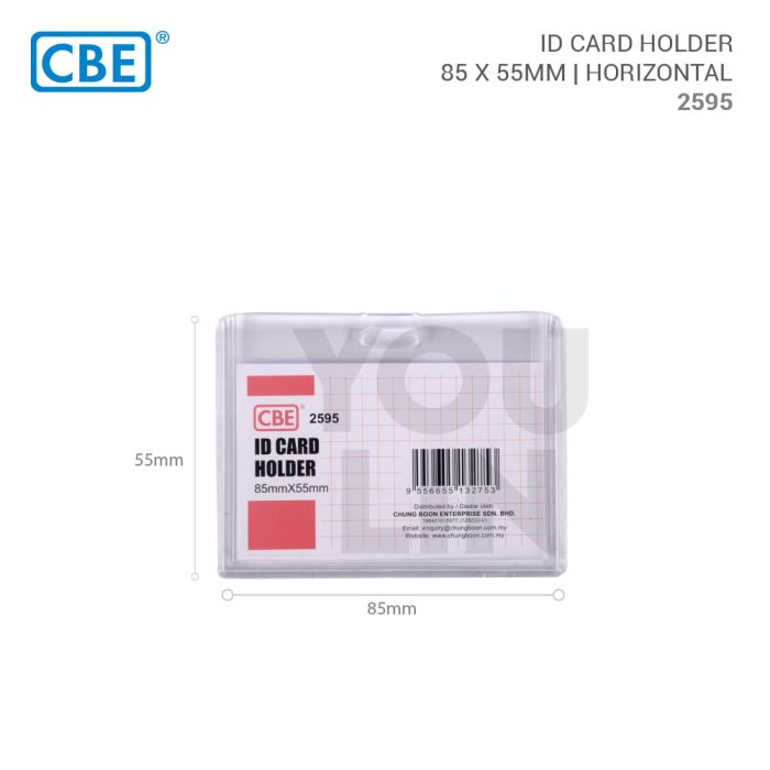 CBE 2595 Crystal Id Card Holder