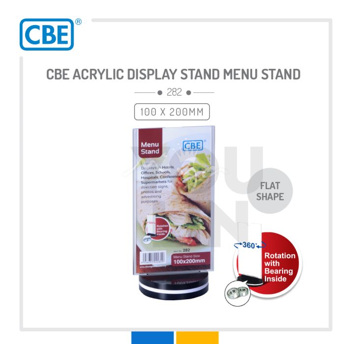 CBE Menu Stand Flat Rotating (282)