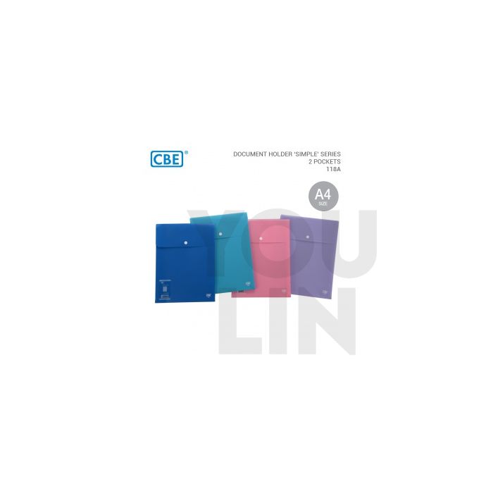 CBE 118A Document Holder With 2 Pockets