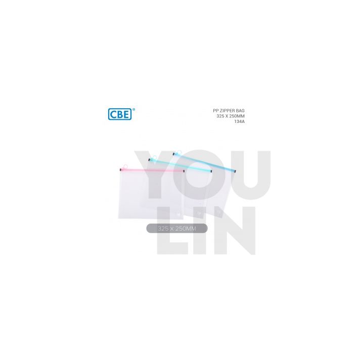 CBE 134A A4 PP Zipper Bag
