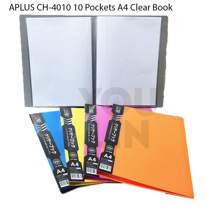 APLUS CH-4080 A4 Clear Book 80'S