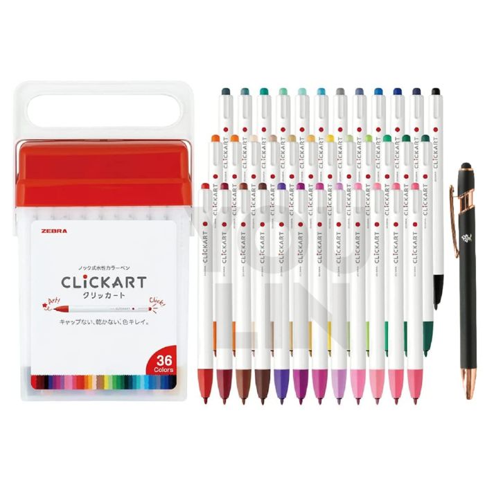 Zebra WYSS22 Clickart Marker 36 Color Set