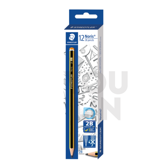 STAEDTLER 120-0 A50 2B Noris Pencil 12's/box
