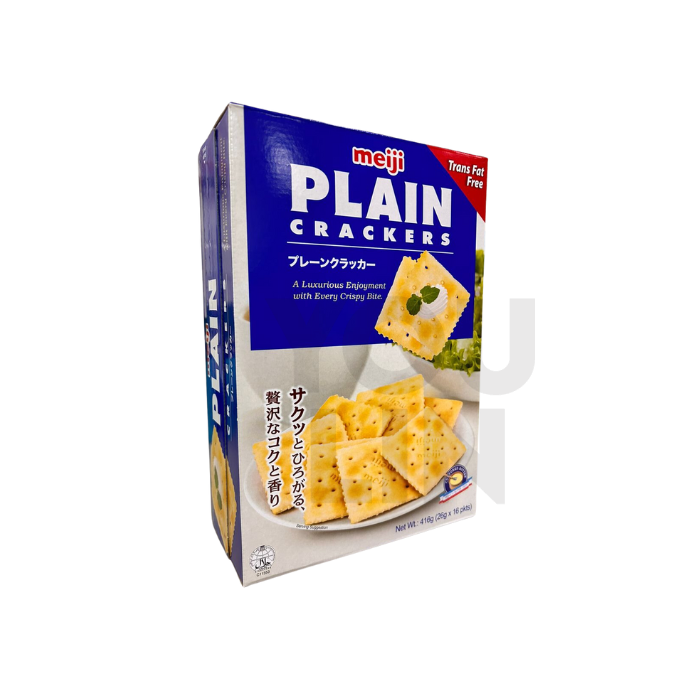 MEIJI PLAIN CRACKER ORIGINAL 416G (16'S)	