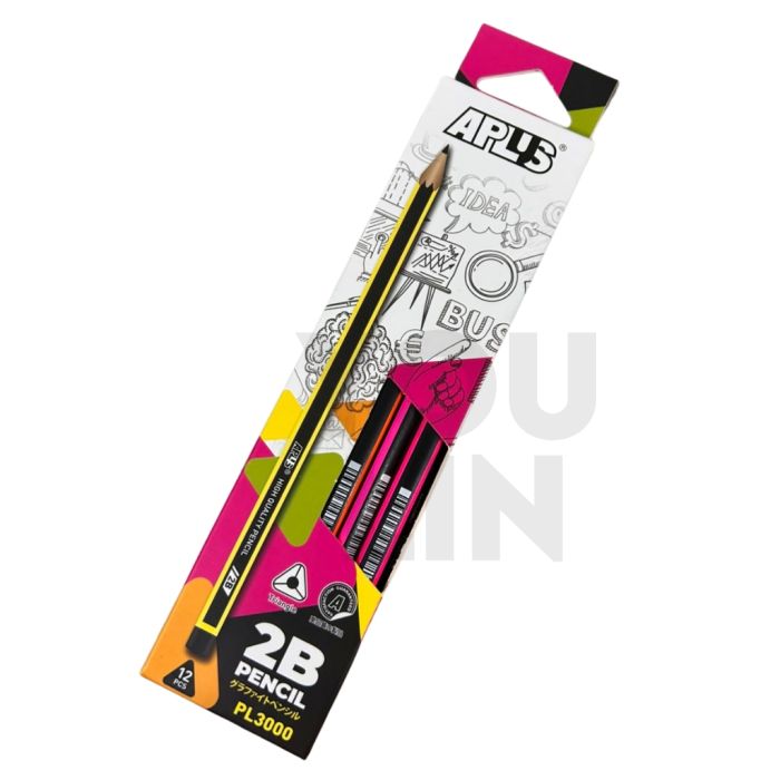 APLUS 2B Pencil PL3000 - 12'S/Box