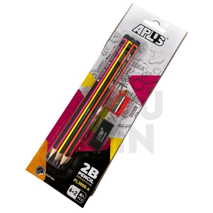 APLUS 2B Pencil 6+2's PL3000-6 