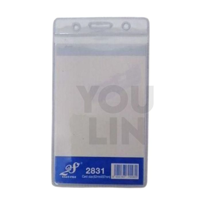 EAST-FILE PVC NAME BADGE 2831 (62 X 97MM, VERTICAL)